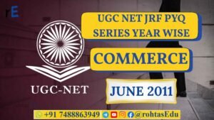 UGC NET COMMERCE JUNE 2011 PREVIOUS YEAR QUESTION